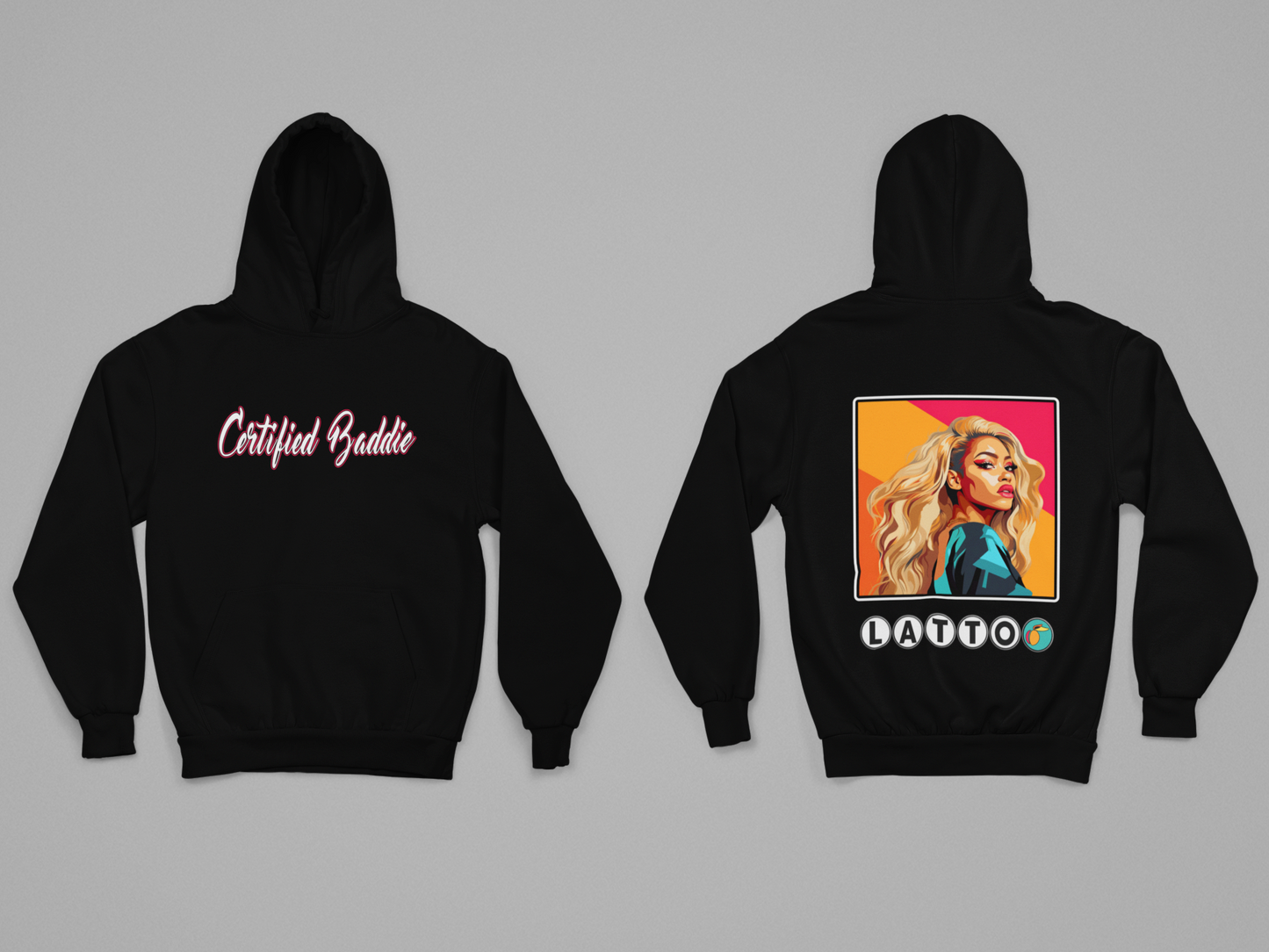 Women's - Certified Baddie (Latto) Graphic Hoodie