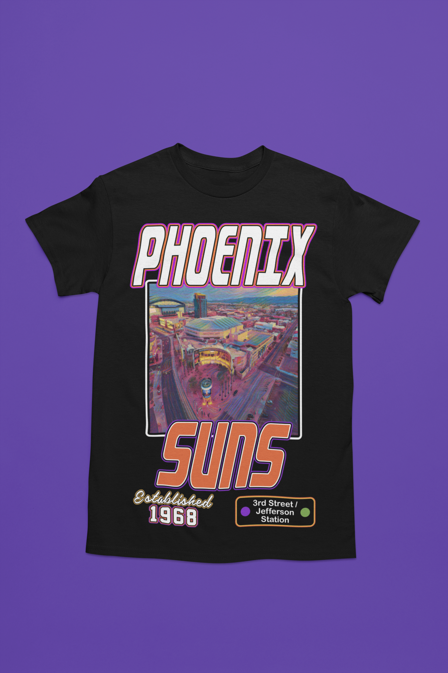 Unisex - Courtside Series (Phoenix Suns) Graphic T-Shirt