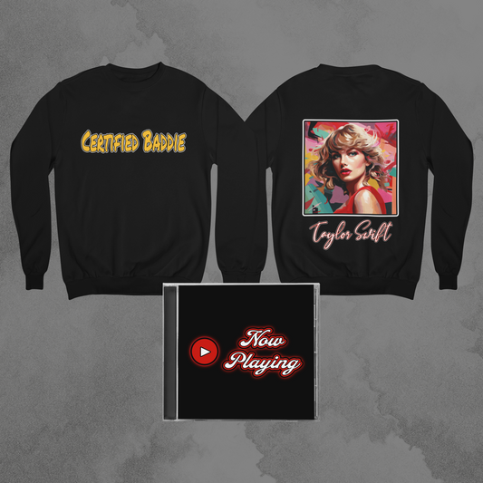 Women's - Certified Baddie (Taylor Swift) Graphic Sweatshirt