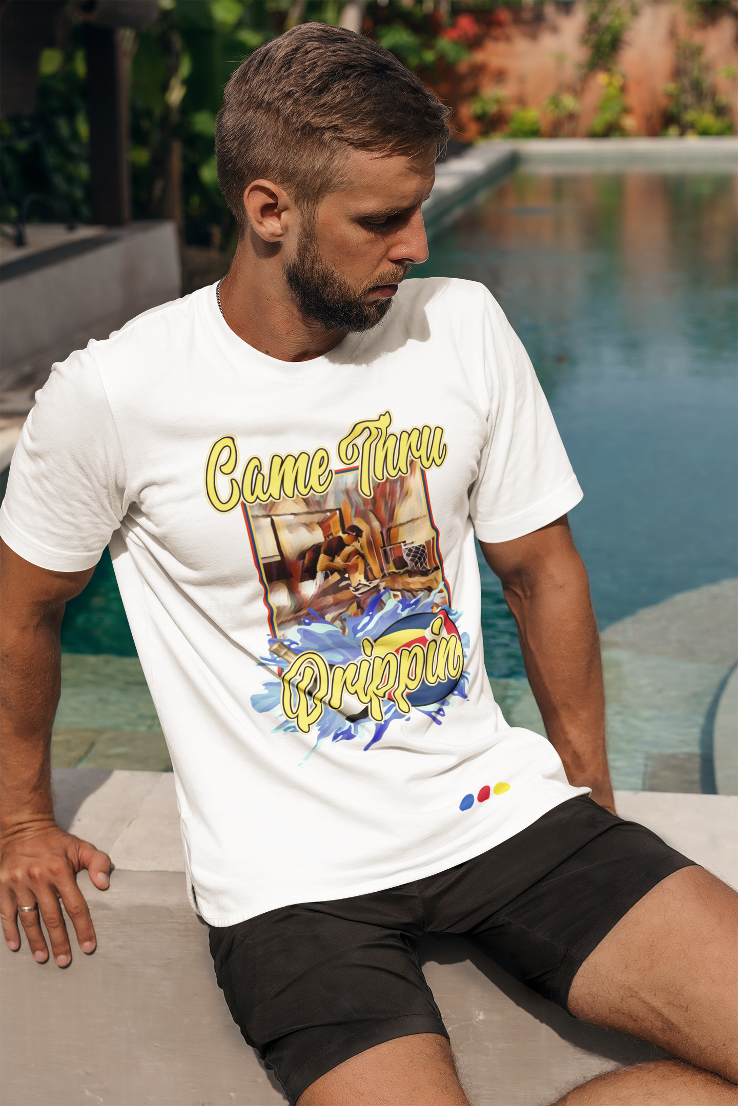 Men's - Came Thru Drippin (Denver Nuggets) Graphic T-Shirt