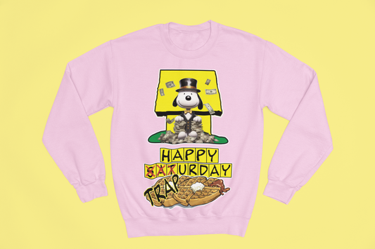 Women's - Happy Trapurday Graphic Sweatshirt