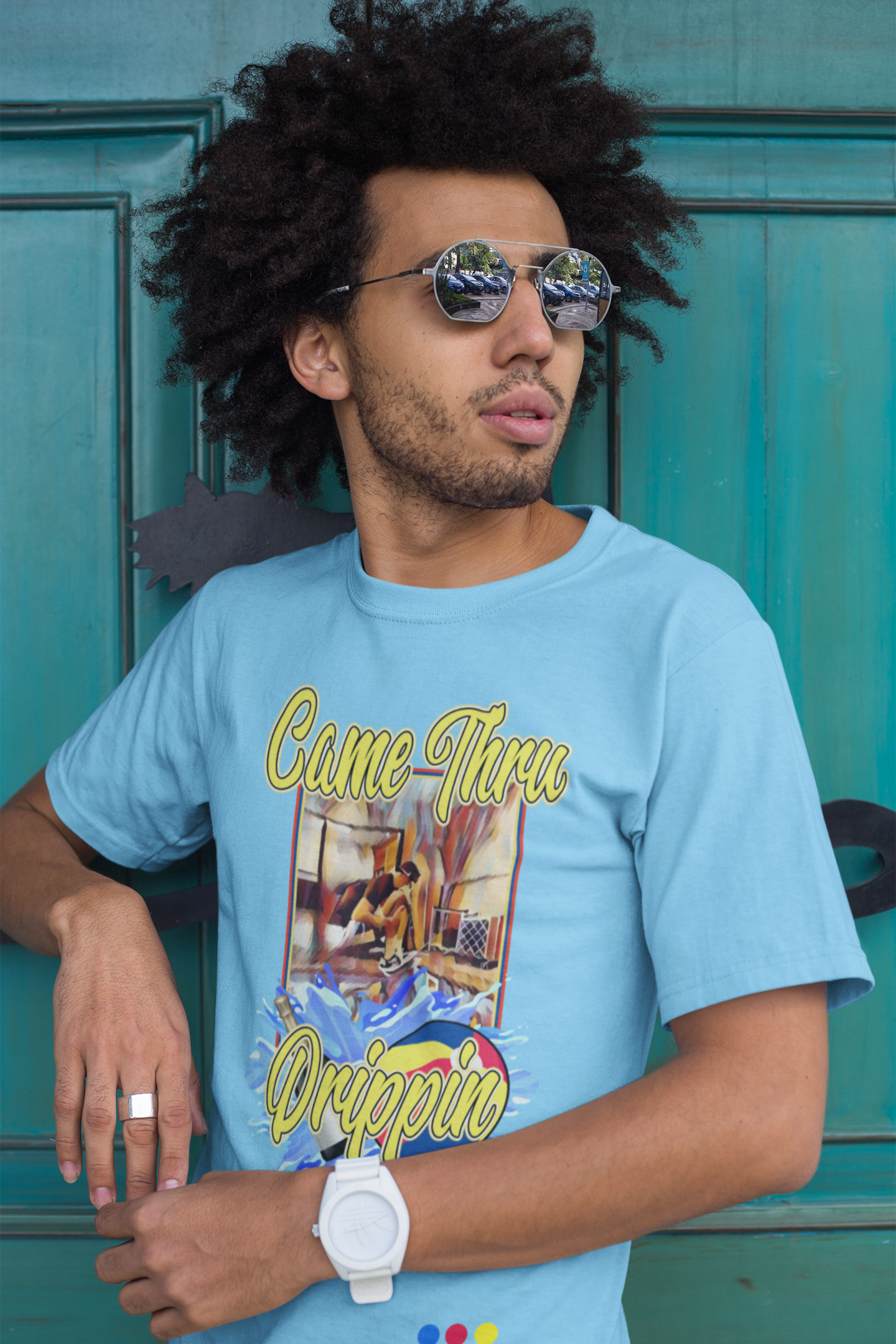 Men's - Came Thru Drippin (Denver Nuggets) Graphic T-Shirt