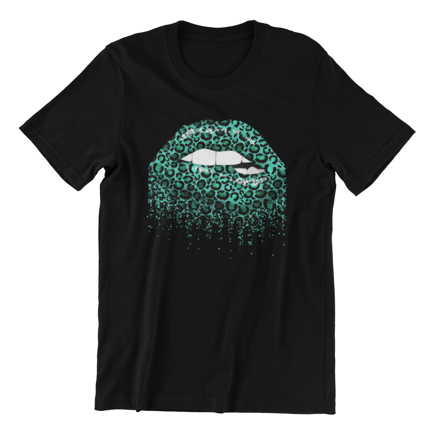 Women's - Lipstick City Magic (Leopard Print) Graphic T-Shirt