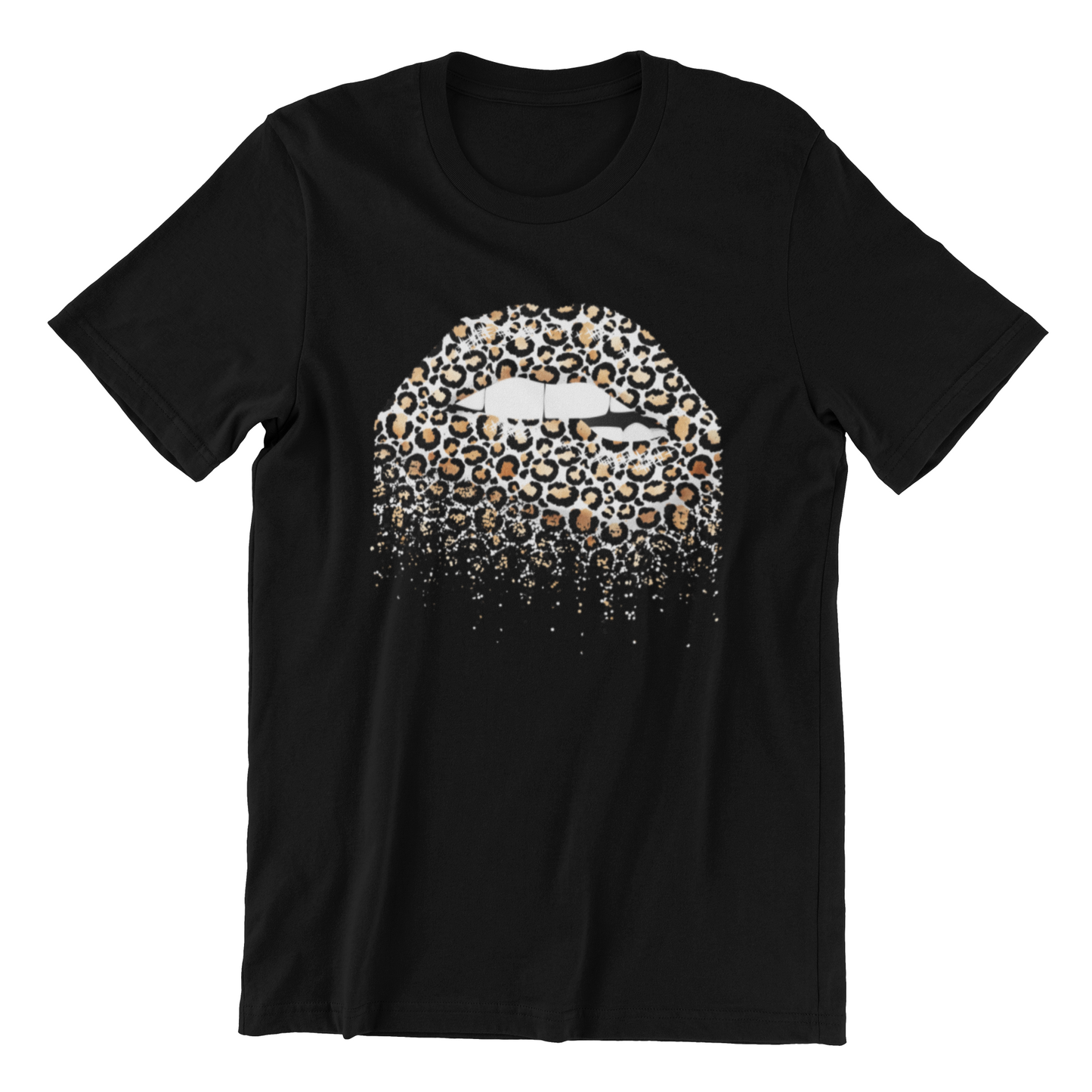 Women's - Lipstick City Magic (Leopard Print) Graphic T-Shirt