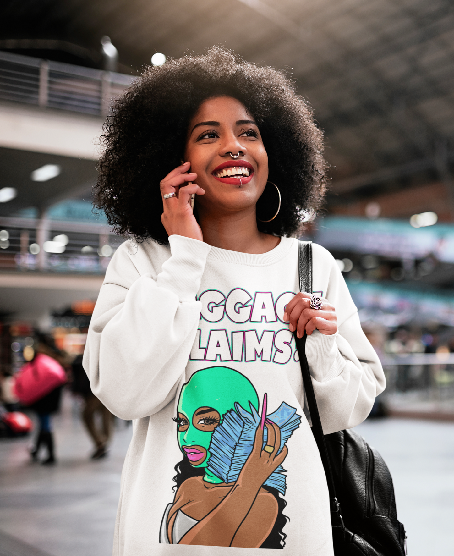 Women's - Baggage Claims Graphic Sweatshirt