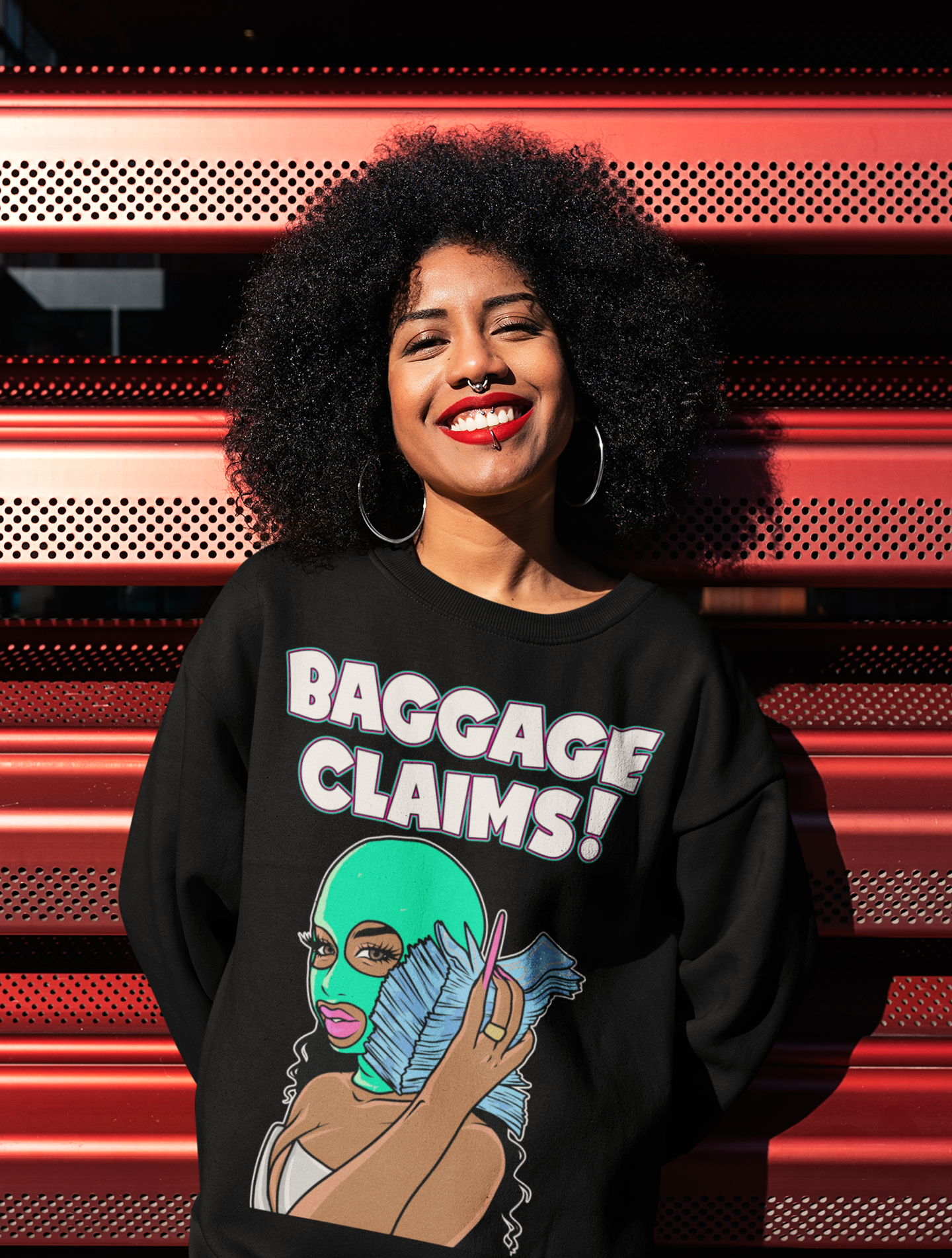 Women's - Baggage Claims Graphic Sweatshirt