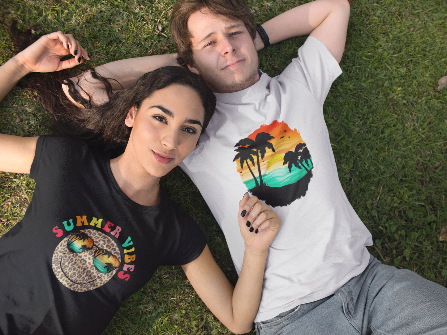 Women's - Summer Vibes Graphic T-Shirt