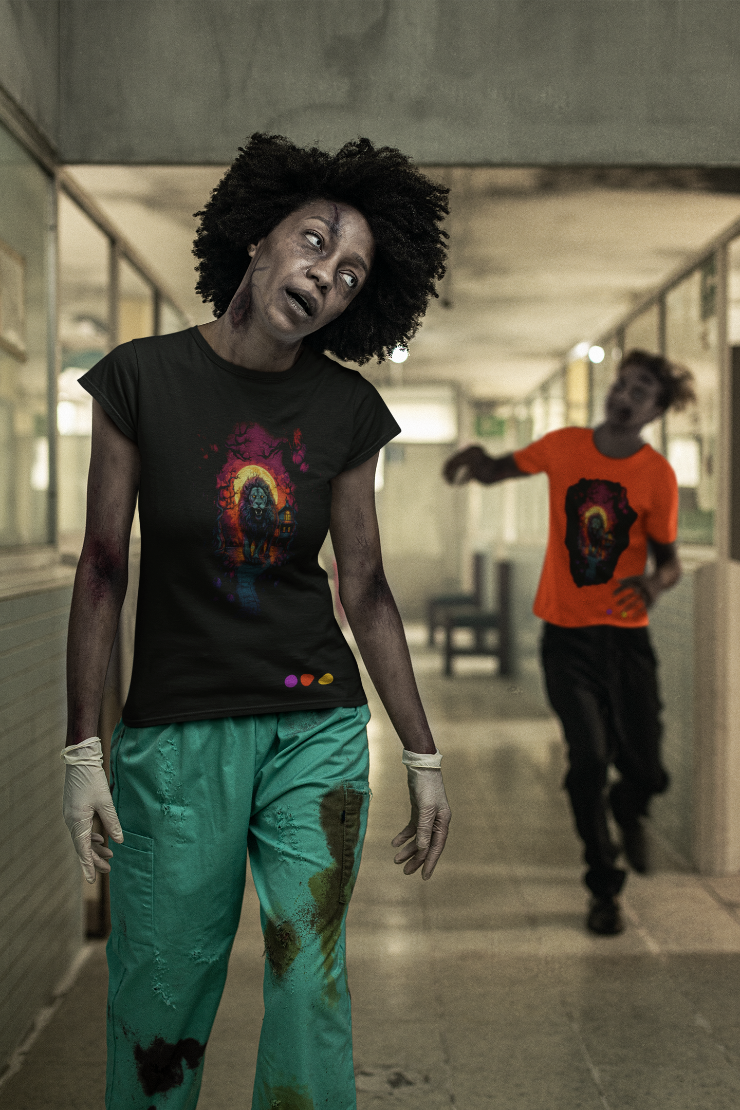 Unisex - Guardian Lion Graphic T-Shirt