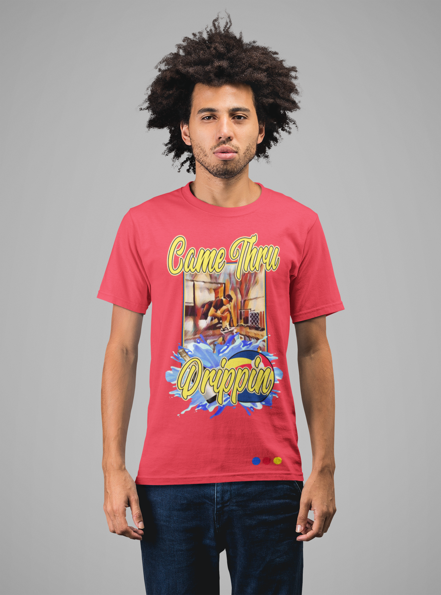 Men's - Came Thru Drippin (Denver Nuggets) Graphic T-Shirt